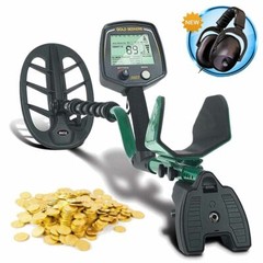 Detector de Metales Impermeable,Alta Precisión y Pinpoint 11″ bobinas