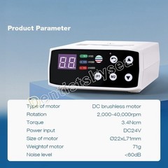 NSK Style Dental Brushless LED Electric Micro Motor 1:1/1:5 Increasing Handpiece