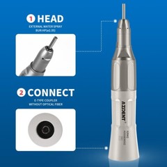 NSK Style Dental Slow Low Speed Handpiece Straight Contra Angle Air Motor 4/2H