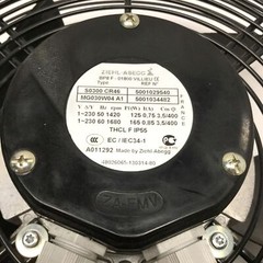 Ziehl Abegg S0300 CR46 MG030W04 A1 Axial Fan Ø300mm 1680RPM, 230VAC 1PH, 1000CFM