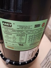 New AMT 1 Hp Stainless Steel Centrifugal Pump 1-1/2″ x 1-1/4″ Npt 5483-98