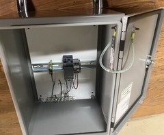 Nvent Hoffman CSD16128 Junction Box, Panel Mount, Enclosure Gray, 16x12x8 in.