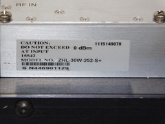 Mini Circuits ZHL-30W-252-S+ Coaxial High Power Amplifier 0.7-2.5 GHz 50Ω SMA