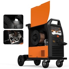 JASIC Welder MIG250 Heavy Duty MIG Welding Machine On Cart 115/230V Dual Voltage