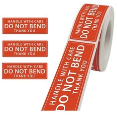 1 Roll 1000 1 x 3 “”DO NOT BEND”” Stickers Labels, Easy Peel and Apply