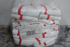 3M 4565-BLK-M 25 Pk Size M Zipper Closure Disposable Coveralls