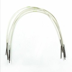 Morelli NiTi Dental White Orthodontic Archwire Superelastic Aesthetic 5 Wires