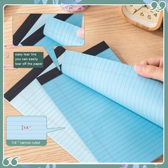 Fuutreo 24 Pcs 5″ x 8″ Legal Pad Writing Notepads 50 Sheets/Pad Small Legal P…