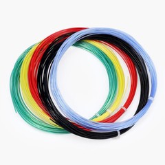 Single Core PTFE Silver-plated Copper Wire Electronic Cable Insulation 300V
