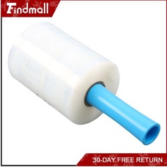 Findmall 4 Rolls 5 Inch x 1000 Ft Clear Stretch Wrap Film with 2 Pcs Handle