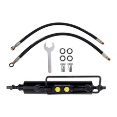 Hydraulic Top Link For Cat.1-1 With Locking Block 16 1/8-22 7/16” With 2X Hoses