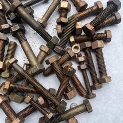 Over 5 Pounds Brass Bronze Cap Screws Etc 1/4 ,5/16 ,3/8