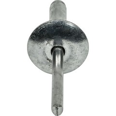 Large Flange Pop Rivets 3/16″ x 1/2″ Aluminum Dome Head (6-8) Blind Qty 50