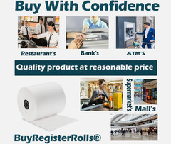 3 1/8″ x 230′ THERMAL POS RECEIPT PRINTER ROLL PAPER BPA FREE USA 50 ROLLS – NEW
