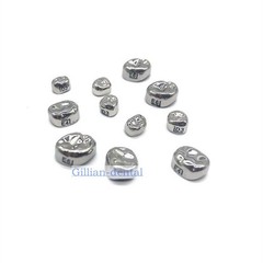 5pcs/box Dental Primary Pediatric Teeth Molar Crowns Kids Crown Stainless Steel