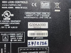 Red Lion G306A Operator Interface Terminal