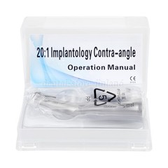 Contra Angulo Reducción Implante Dental 20:1 Pieza de Mano Quirúrgica Empuje