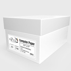Continuous Carbonless Computer Paper 9.5 x 11 2-Part White/Canary 1700 Sheets