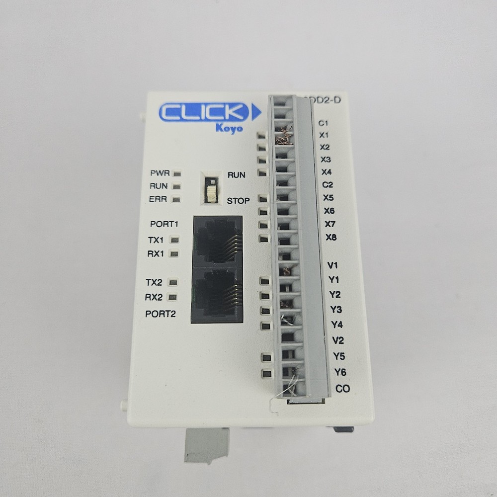 AutomationDirect / Koyo C0-00DD2-D CLICK PLC Programmable Controller Module Used