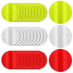 30Pcs Warning Reflective Stickers Reflective Tape Safety Reflective Sticker Nigh