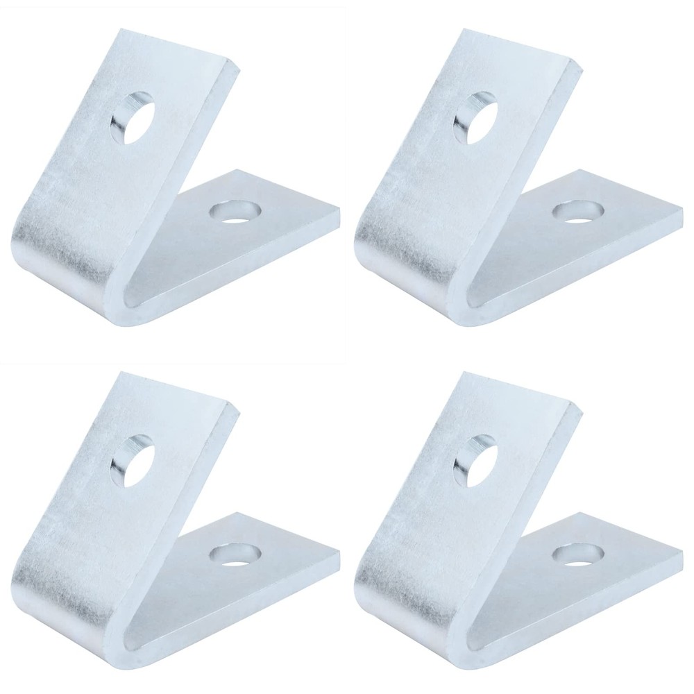 4 Pcs 45 Degree Inside Angle Bracket, 2 Hole Closed Angle Mount for 1-5/8″ St…