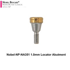 US Nobel Active Zest Locator Abutment NP RP 3.5/4.3mm Conical GH 1-5mm Titanium