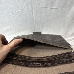 Planner Perfect Brand Traveler’s Notebook – Dark Brown Alligator Skin
