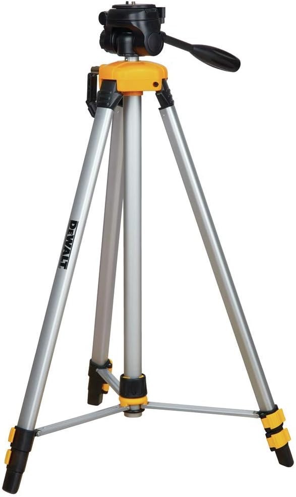 DEWALT Laser Tripod 1/4-20 Thread, Non-Skid Feet, Foldable Legs, Pouch – Pro
