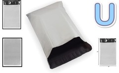 5 Pack Modern White Poly Mailers 19″ x 24″ – Reliable Self-Sealing Shipping Bags
