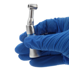 NSK Style Dental Slow Low Speed Contra Angle Handpiece Push Button E-Type Attach