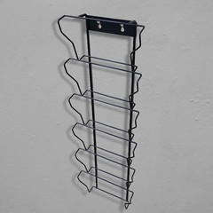 Horizontal Wall Mount 6 Pockets 6X4″ Greeting Card Post Card Rack Holder Display