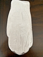 ~ STRING KNIT GLOVES ~ 12 PAIRS ~ PROJECT SOURCE ~ WHITE ~ SIZE ( L ) LARGE ~NEW