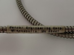 BANNER ENGINEERING ITA23S FIBER OPTIC CABLE 36″ LONG GLASS FIBER NNB