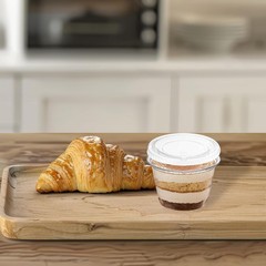 2500 Lid For Clear Plastic Disposable Portion Souffle Cup Lids for 1oz Small