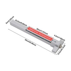 Door Push Bar Panic Exit Device Heavy Duty Emergency Hardware Commercial Grade