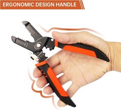 Wire Strippers Crimping Pliers Tool 5in1 Crimper Cutter 10-20 Awg Electric Wire