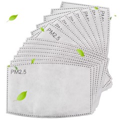 40pcs Adults Size Adaptive Activated Carbon Fabric Adult, 40 Pcs White