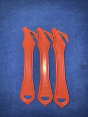 3 pack Klever Innovations 7″ Safety Cutter Orange (PLS-400-30G)
