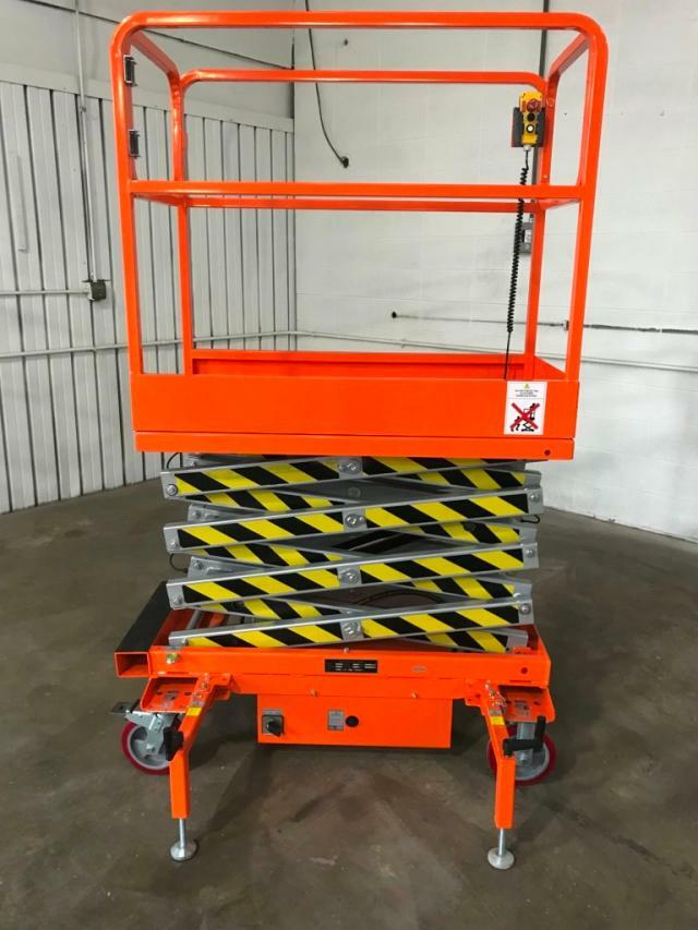 FREE SHIPPING NEW 5 STAR 19 FEET MAX LIFT ELECTRIC SCISSOR LIFT MAN LIFT