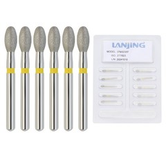 Dental Dimond Burs Football Egg FG High Speed Diamonds Bur Extra Fine 379/023XF