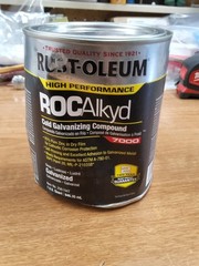 Rust-Oleum ROCAlkyd 7000 Cold Galvanizing Compound 1 Qt NEW Damaged Can. SB10