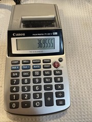 Canon P1-Dh V 12 Digits Tax And Business Palm Printer P2508, Used, Working