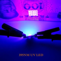 5050 10W 365nm 385nm 405nm 430nm 4 Chip UV LED Purple light with 20mm Copper PCB
