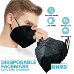 1-200 Black KN95 Face Mask 5 Layer C.E Approval FFP2 BFE 95% PM 2.5 U.S Seller