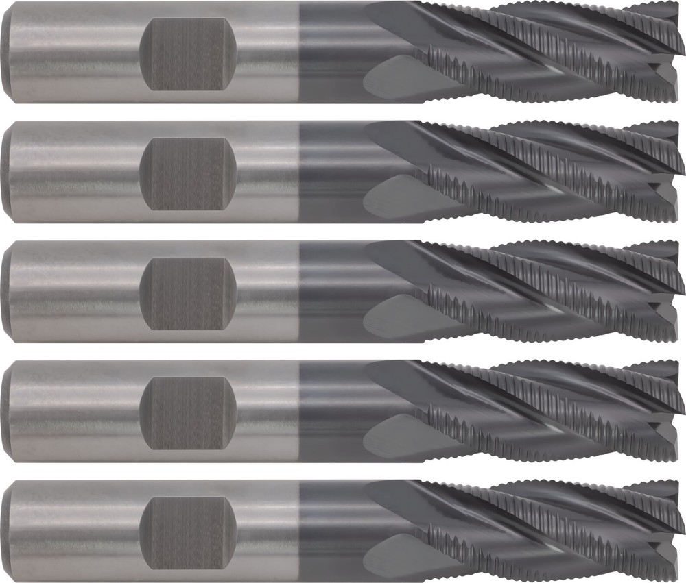 10pcs 1/2” Spray Forming Hi-Tech Material roughing end mills Fine Pitch AlCrN