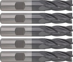 10pcs 1/2” Spray Forming Hi-Tech Material roughing end mills Fine Pitch AlCrN