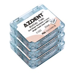 Dental Orthodontic Buccal Tube 2nd Molar MBT 0.22 Split Bonding Non-Conv U1 L1