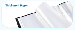 Art Portfolios 9″x12″, 40 Pockets Large Portfolio Folder Display 80 Pages, Heavy