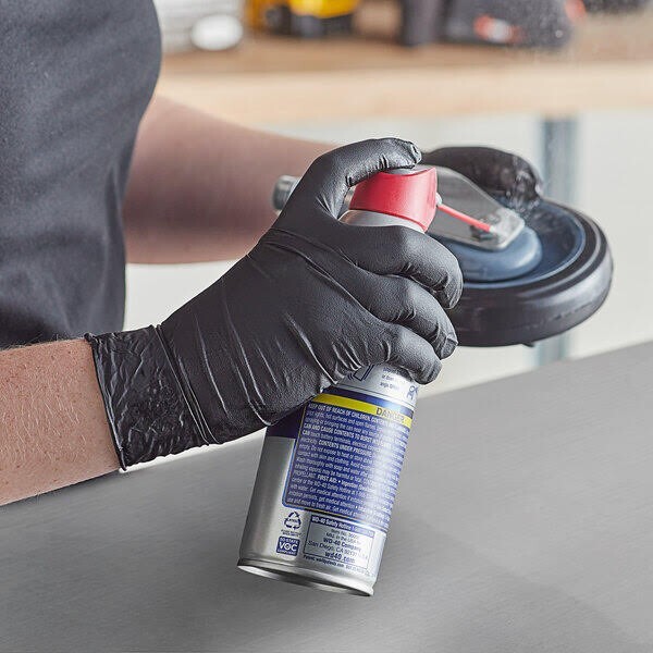 5mil Medium Heavy Duty Nitrile Exam Gloves  Powder Free Black 100 Gloves