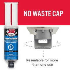 J-B Weld 50172 MarineWeld Marine Adhesive Epoxy Syringe 25ml Boats & Watercraft